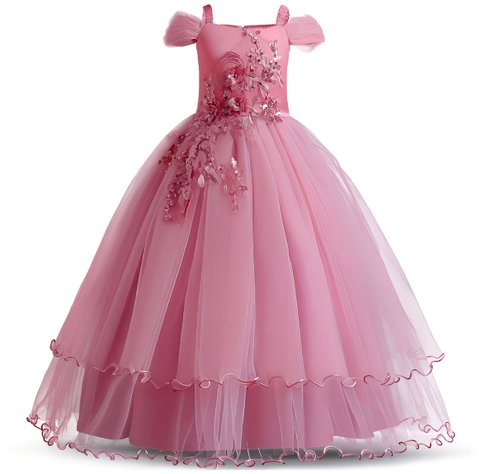 Princess Společenské šaty vel. 6-7 let - Princezna Růžička - Costume - Main image