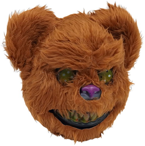 Rappa Carnival Mask - Scary Brown Bear - Carnival Mask - Main image