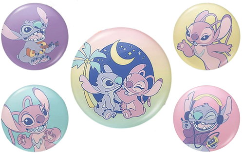 Lilo & Stitch: Planetary - placky set 5 ks - Badge - Main image