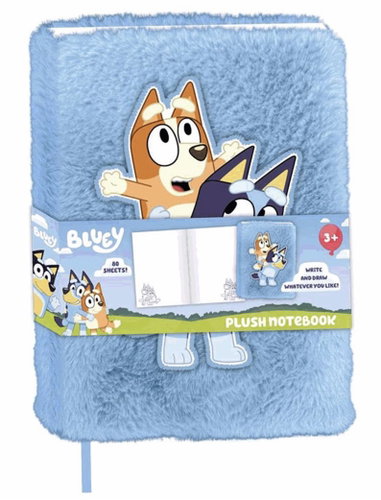 Bluey - zápisník plyšový 22 × 16 × 2,5 cm, 80 stran - Journal - Main image