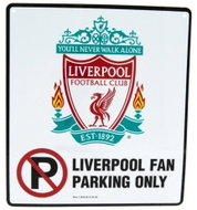 FC Liverpool: No parking - cedule - Sign