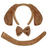 Flor de Cristal Headband and Tail - Puppy - Costume Accessory