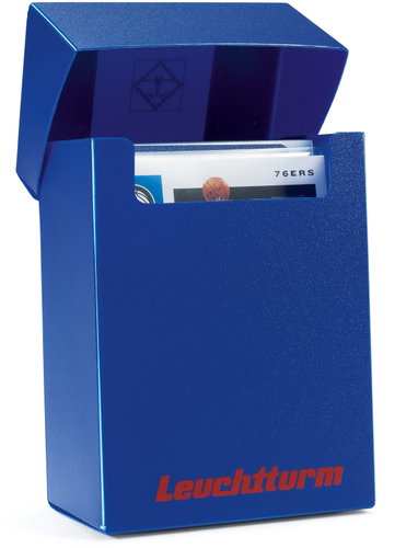 Leuchtturm Krabička na karty DECK BOX, modrá - Card Storage Box - Main image
