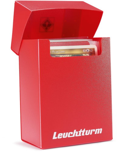 Leuchtturm Krabička na karty DECK BOX, červená - Card Storage Box - Main image