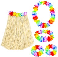 Rappa Havajský kostým HAWAII, sukně a květinové doplňky, 5 ks - Costume Accessory