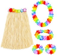 Rappa Havajský kostým HAWAII, sukně a květinové doplňky, 5 ks - Costume Accessory