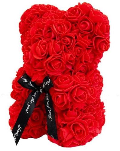 Verk Medvídek z růží 25 cm - Rose Bear - Main image