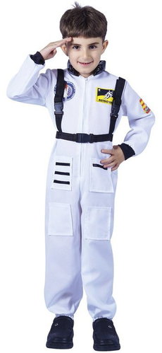 P'tit Clown Astronaut Costume, Size S, 5–6 years - Costume - Main image