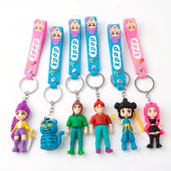 Demon Hunters K-Pop Huntrix - sada dětských klíčenek 6 ks - Keychain