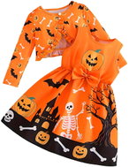 Excellent Halloweenské šaty s bolerkem vel. 120 - Costume