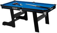 Neo-Sport NS-808 Folding Pool Table with Accessories, Black/Blue - Tabletop Game 