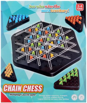 Bavytoy Trojúhelníková bitva (Chain Chess) - Board Game - Main image