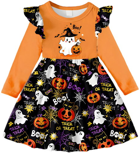 Excellent Halloween Dress size 122 - Ghosts and Pumpkins - Costume - Main image