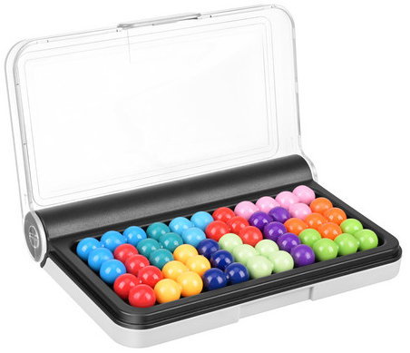 Kruzzel 27976 Logic puzzle game with coloured blocks and a game board - Board Game - Main image