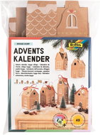 FOLIA Sada na výrobu adventního kalendáře DOMKY - Advent Calendar