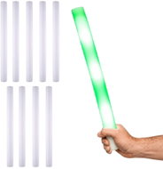 Funny Fashion Párty LED pěnová tyč se světlem, zelená, 47 cm, 10 ks - Party Accessories