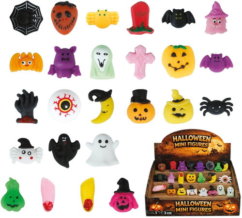 Guirca Mini figurky - Squishies, mix, Halloween 25 ks - Decoration - Main image