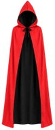 Glimz 28083 Carnival double-sided hooded cloak 140cm, black/red - Costume