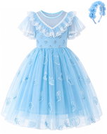 Princess Fairytale dress with glitter print size 110 – Blue sky - Costume