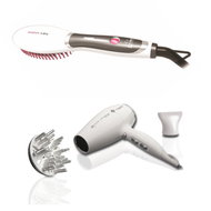 Gamma Package Diamond Ion + Innova Mini Hair Brush - Hair Dryer