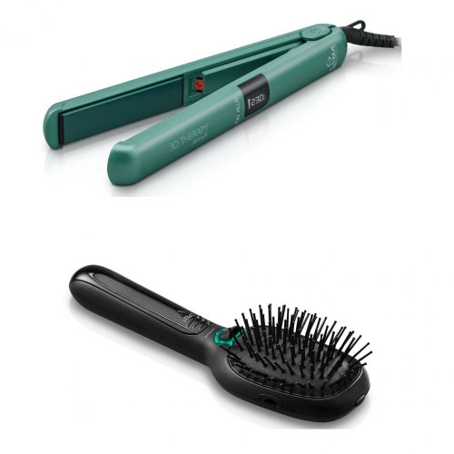 Gamma Package Hair Straightener CP9 3D + Brush BRUSH 3D - Flat Iron - Main image