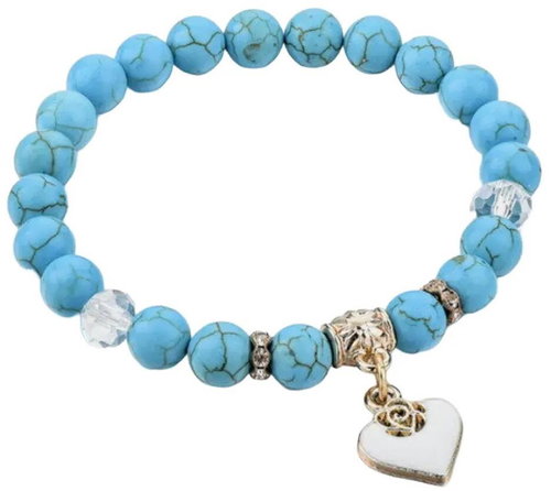 Gaira Bracelet Heart 30208 Turquoise - Bracelet - Main image