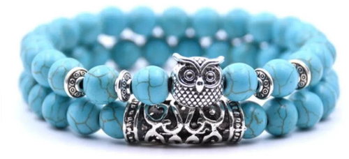Gaira Bracelet Owl 3349 Turquoise - Bracelet - Main image
