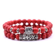 Gaira Bracelet Owl 3349 Jasper red - Bracelet