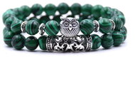 Gaira Náramek Sova 3349 Malachit - Náramek