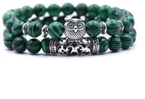 Gaira Bracelet Owl 3349 Malachite - Bracelet - Main image