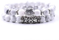 Gaira Bracelet Owl 3349 White Jasper - Bracelet