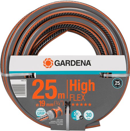 GARDENA Hadice zahradní HighFlex Comfort 19 mm 3/4", černo/oranžová - délka 25 m - Zahradní hadice - Hlavní obrázek