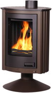 MASTERFLAMME Piccolo II, brown - velvety - Wood Stove