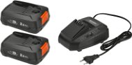 Gardena Starter set P4A QC + 2x2,5Ah - Charger and Spare Batteries
