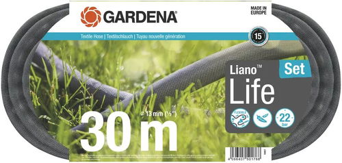 GARDENA Hadice zahradní, textilní Liano Life 1/2", sada - délka 30 m - Zahradní hadice - Hlavní obrázek