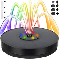 GARDLOV 18923 Solární fontána k zahradnímu jezírku 180L/H, RGB - Garden Fountain