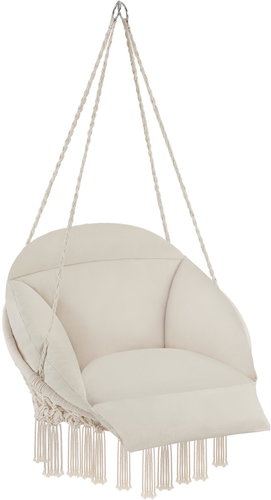 Tectake Samira hanging armchair, beige - Hanging Chair - Main image