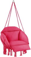 Tectake Závěsné křeslo Samira, fuchsiové - Hanging Chair