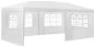 Tectake Pavilón Vivara 6 × 3 m s 5 bočnými stenami, biely - Záhradný altánok