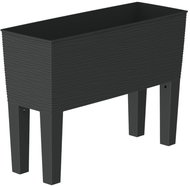 Gardino Chest FINESA 60 × 30 cm, 57 cm high, with legs, anthracite - Flower Box