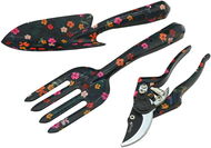 Garvia Sada zahradního nářadí 3 ks Dark Flowers - Set zahradního nářadí