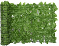 SHUMEE Balkonová zástěna se zelenými listy 600 × 75 cm - Zástěna