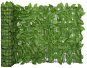 VidaXL Balkónová zástena so zelenými listami 600 × 75 cm - Zástena