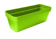 GARDINO truhlík MELROSE 60 cm, zelený, so zásobníkom na vodu - Truhlík