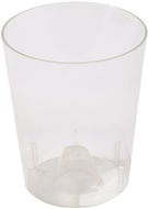 GARDINO Květináč ORCHID LUX, 16 × 14 cm, transparent - bílý - Květináč