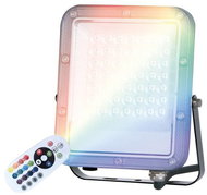 Garsaco Premium RGB LED spotlight 30 W, remote control, 15 colours + white, 4 effects, dimming - LED Reflector