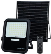Garsaco Outdoor solar LED spotlight 400 W, 3000 lm, cool white, separate solar panel, DO - LED Reflector