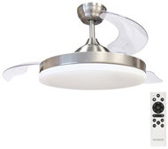 Garsaco Stropní ventilátor se světlem Tungati 107 cm 61 W 1521 lm, CCT, DO, barva nikl - Ventilátor