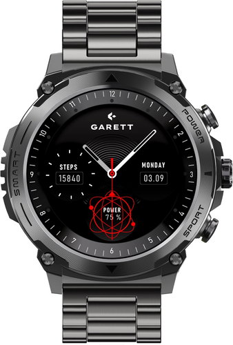 Garett Atom Black Steel - Smart Watch - Main image
