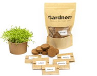 Gardners "Grow Your Own" Microgreens Refill Kit L, 7 coconut seed tablets - Seeds